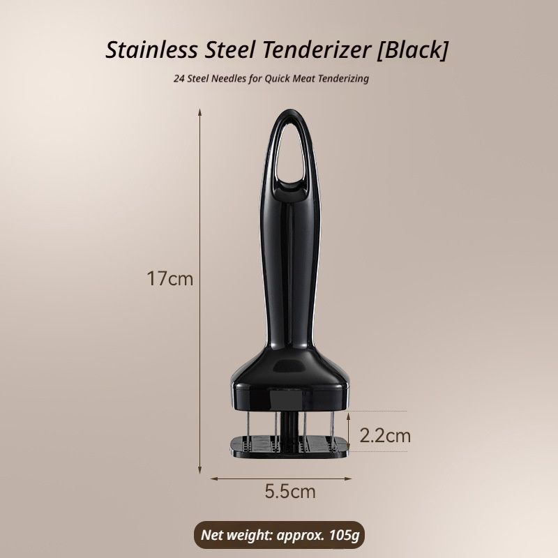 StainlessSteelMeatTenderizer V1221-MEATLOOSENINGNEEDLE-BLACK