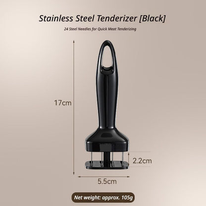 StainlessSteelMeatTenderizer V1221-MEATLOOSENINGNEEDLE-BLACK