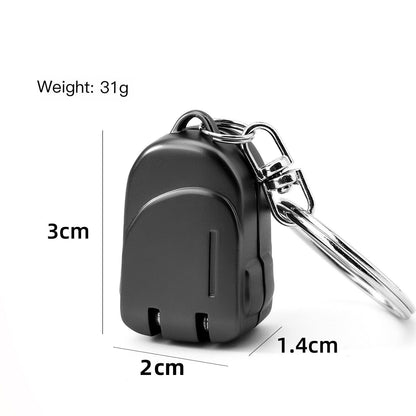 So he carried folding nail clippers-Silver Mini cat and Keychain V1221-NAIL-CLIPPER-SILVER-MINI-CAT-AND-KEYCHAIN