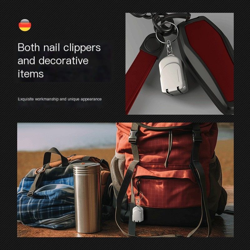 So he carried folding nail clippers-Titanium Gray Get Rich Quick V1221-NAIL-CLIPPER-TITANIUM-GRAY-GET-RICH-QUICK