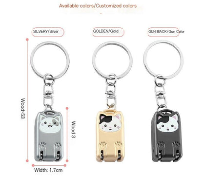 So he carried folding nail clippers-Titanium Gray Get Rich Quick V1221-NAIL-CLIPPER-TITANIUM-GRAY-GET-RICH-QUICK