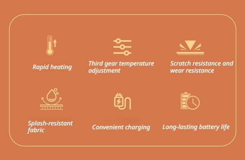 Outdoor Smart Heated Winter Gloves White V1221-OUTDOOR-SMART-HEATED-WINTER-GLOVES-WHITE