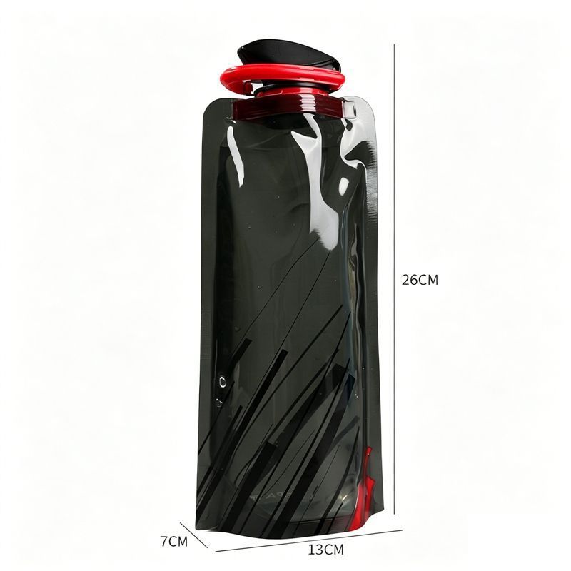 Portable Water Bottle - Black V1221-OUTDOORPORTABLEWATERBOTTLE-BLACK