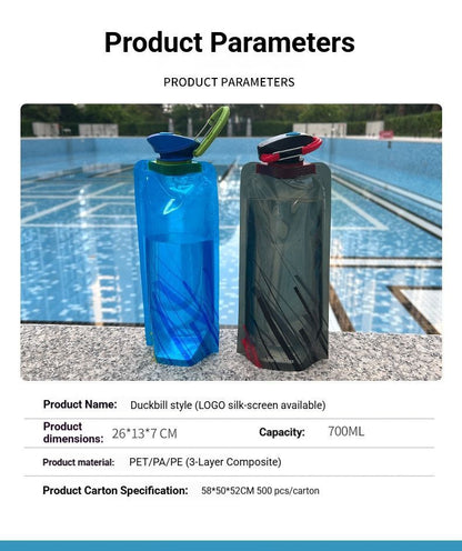 Portable Water Bottle - Blue V1221-OUTDOORPORTABLEWATERBOTTLE-BLUE