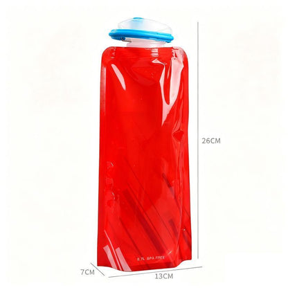 Portable Water Bottle - Red V1221-OUTDOORPORTABLEWATERBOTTLE-RED