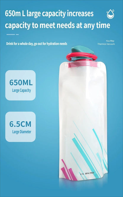 Portable Water Bottle - Red V1221-OUTDOORPORTABLEWATERBOTTLE-RED