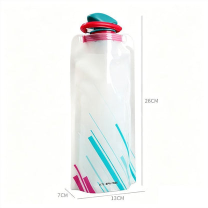 Portable Water Bottle - White V1221-OUTDOORPORTABLEWATERBOTTLE-WHITE