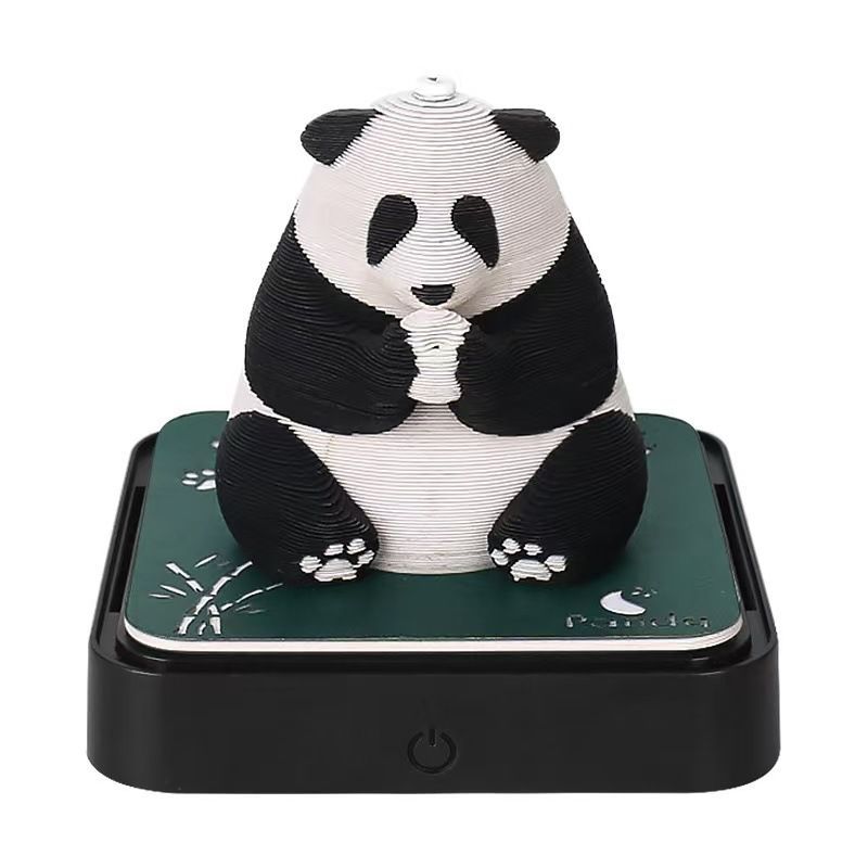 Panoramic Panda Sticky Notes with Light V1221-PANORAMIC-PANDA-STICKY-NOTES-WITH-LIGHT