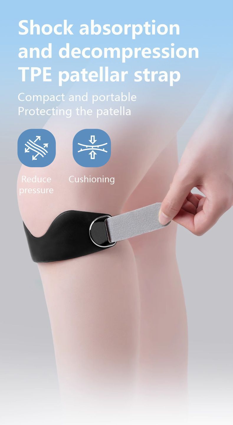 Patellar knee pads-Gray V1221-PATELLAR-BAND-GRAY