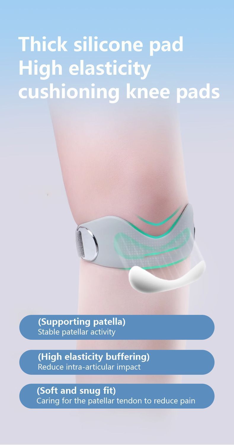 Patellar knee pads-Gray V1221-PATELLAR-BAND-GRAY
