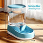 Pet automatic feeder-Blue Water Dispenser V1221-PET-AUTOMATIC-FEEDER-BLUE-WATER-DISPENSER