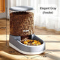 Pet automatic feeder-Gray Feeder V1221-PET-AUTOMATIC-FEEDER-GRAY-FEEDER
