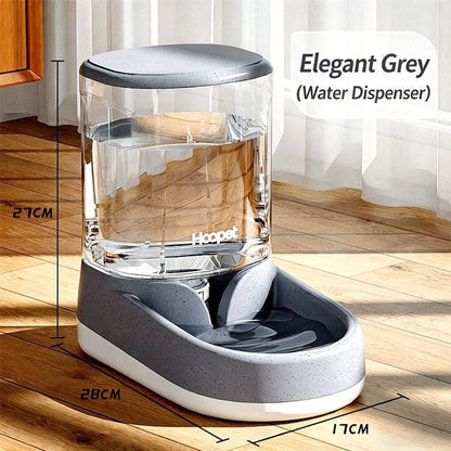 Pet automatic feeder-Gray Water Dispenser V1221-PET-AUTOMATIC-FEEDER-GRAY-WATER-DISPENSER