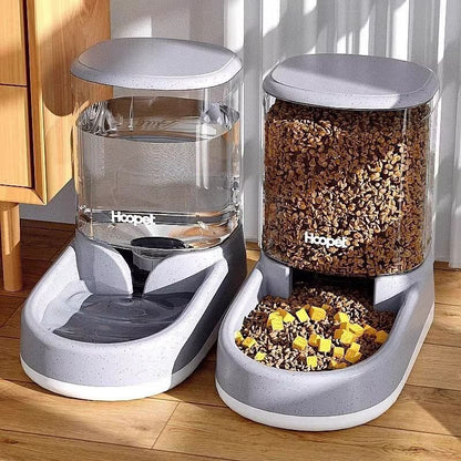 Pet automatic feeder-Gray Water Dispenser V1221-PET-AUTOMATIC-FEEDER-GRAY-WATER-DISPENSER