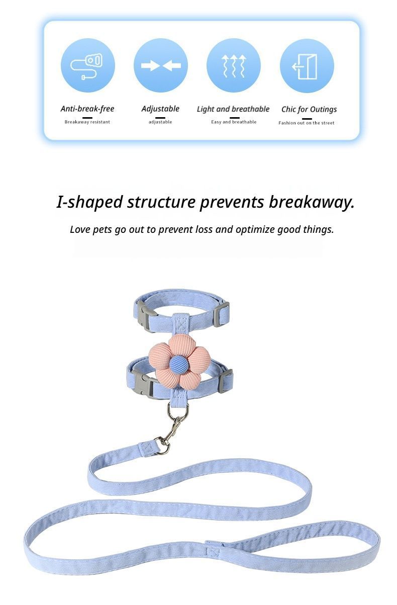 Pet Harness-pink+1.2m Leash+Size M V1221-PET-HARNESS-PINK-1-2-M-LEASH-SIZE-M