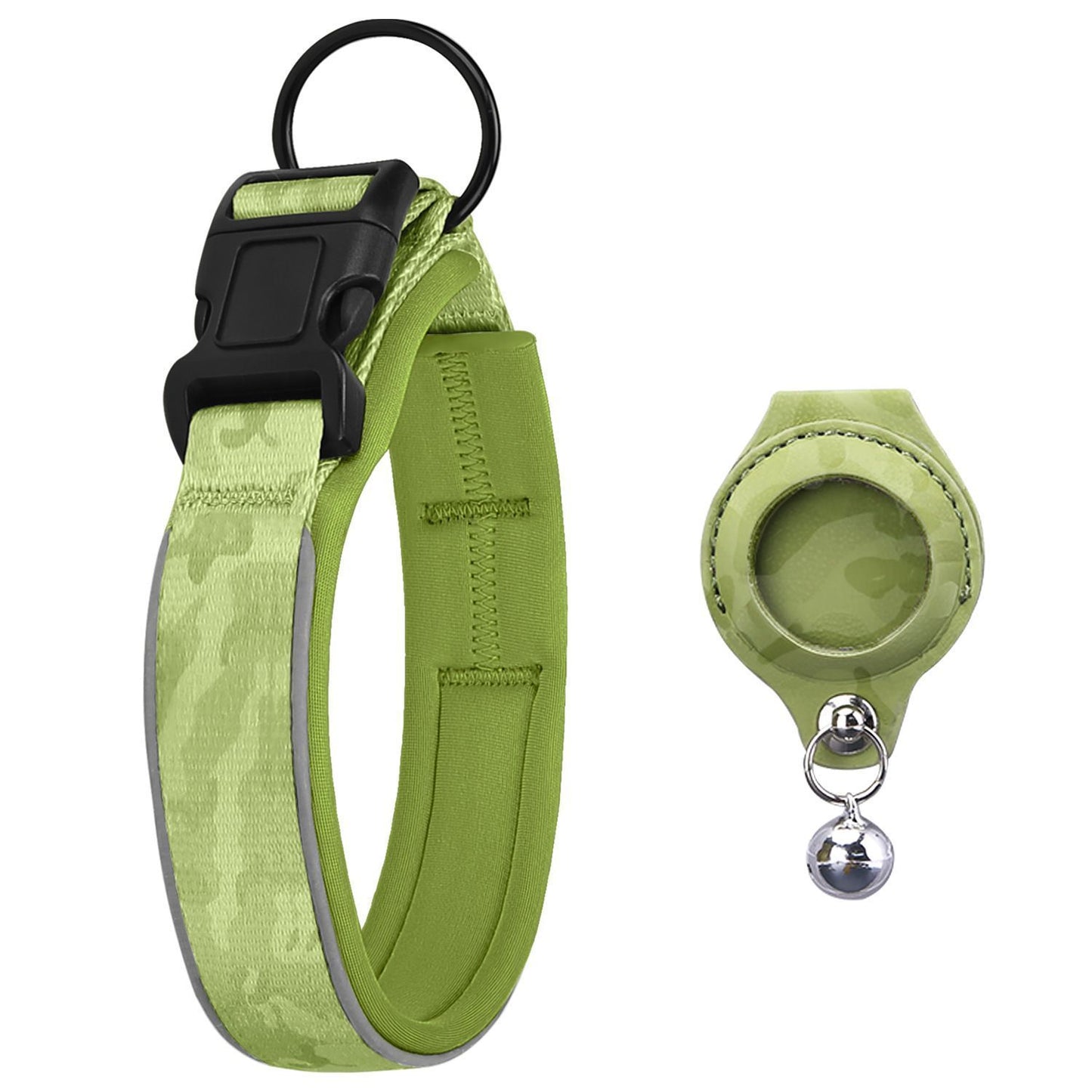 Pet positioning collar-Camo Green 1Pair1-S-without locator V1221-PET-POSITIONING-COLLAR-CAMOGREEN-1PAIR1-S-WITHOUT-LOCATOR