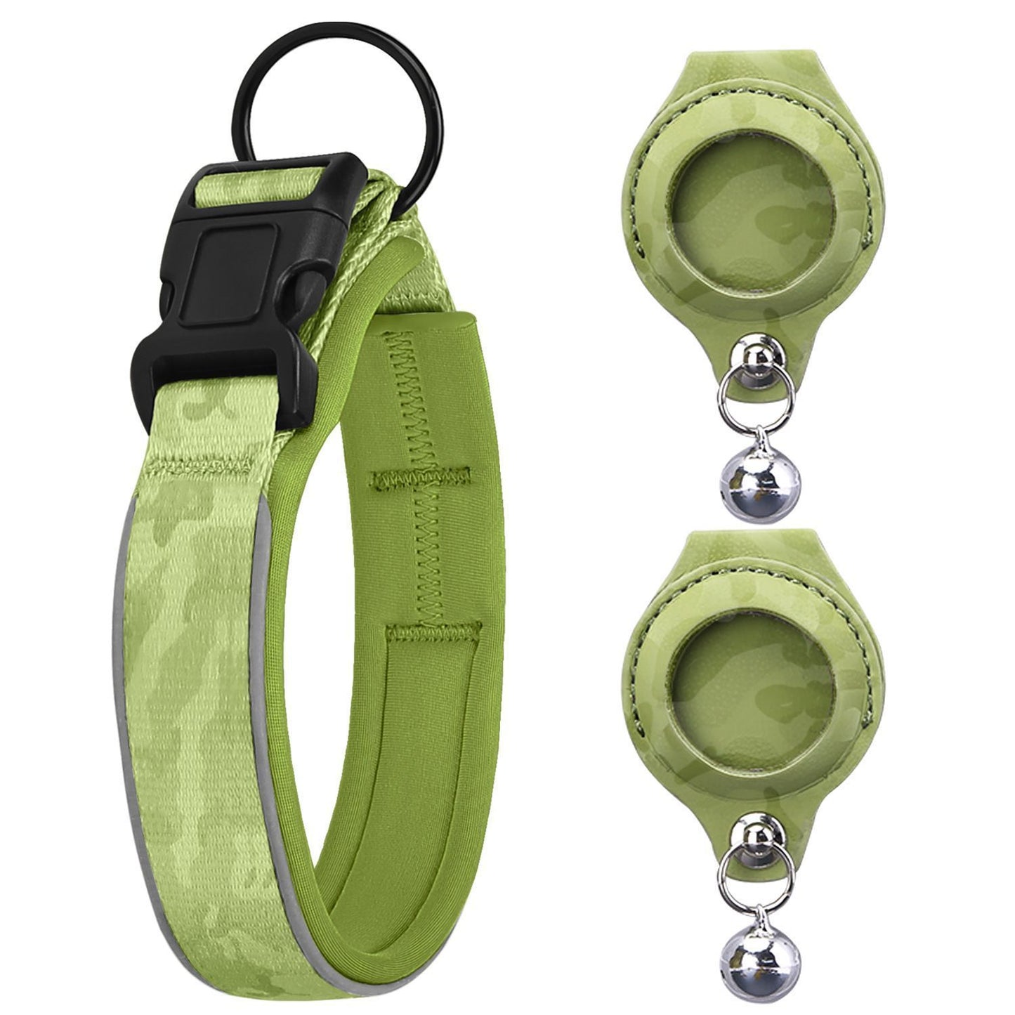 Pet positioning collar-Camo Green 1Pair2-M-without locator V1221-PET-POSITIONING-COLLAR-CAMOGREEN-1PAIR2-M-WITHOUT-LOCATOR