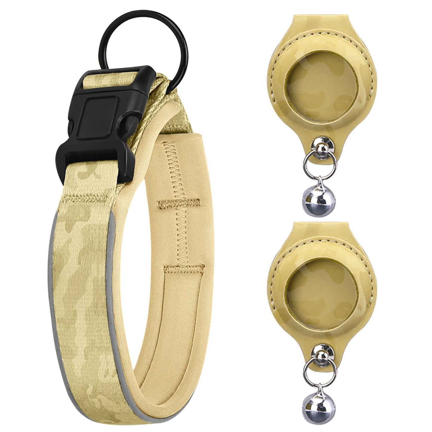 Pet positioning collar-Camo Yellow 1Pair2-XL-without locator V1221-PET-POSITIONING-COLLAR-CAMOYELLOW-1PAIR2-XL-WITHOUT-LOCATOR