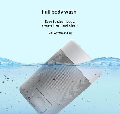 PetPawPrintCup-Gray V1221-PETPAWPRINTCUP-GRAY
