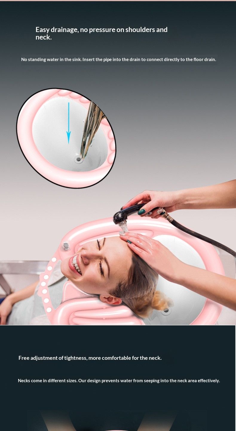 HairWashingBasinPink V1221-PINK