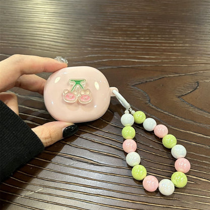 Pink headphone cover + hook AirPods Pro 2 V1221-PINK-HEADPHONE-COVER-HOOK-AIRPODS-PRO-2