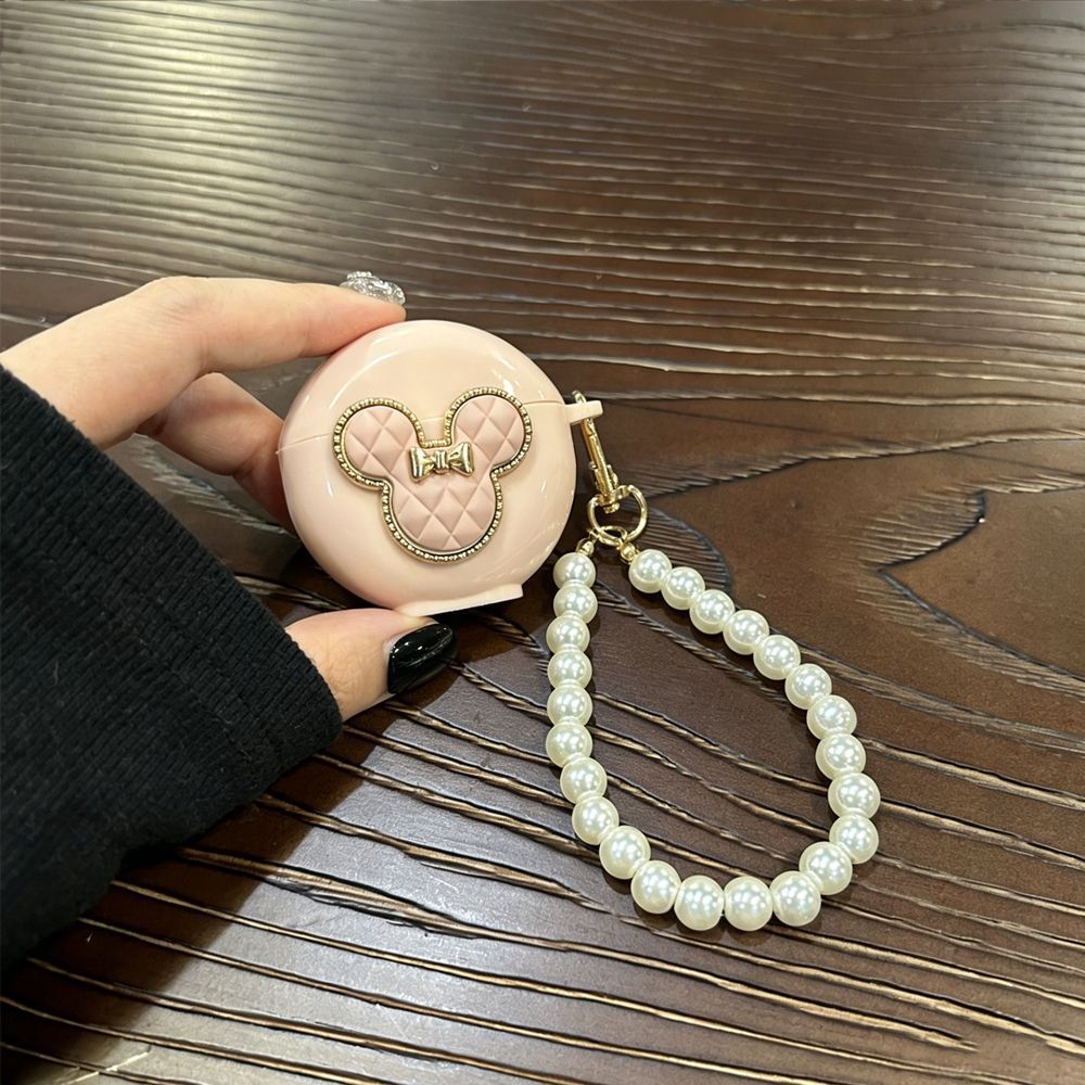 Pink headphone cover + hook AirPods Pro 2 V1221-PINK-HEADPHONE-COVER-HOOK-AIRPODS-PRO-2