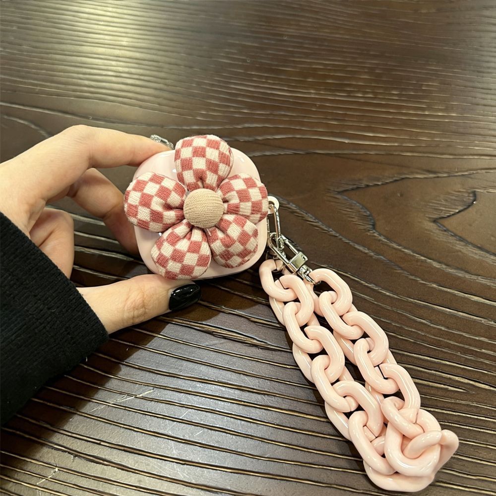 Pink headphone cover + hook AirPods Pro 2 V1221-PINK-HEADPHONE-COVER-HOOK-AIRPODS-PRO-2
