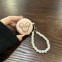 Pink Mini [Pink Shell] + Pearl Bracelet AirPods 2 V1221-PINK-MINI-PINK-SHELL-PEARL-BRACELET-AIRPODS-2