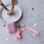 Pink set + geometric rabbit Apple AirPods pro V1221-PINK-SET-GEOMETRIC-RABBIT-APPLE-AIRPODS-PRO
