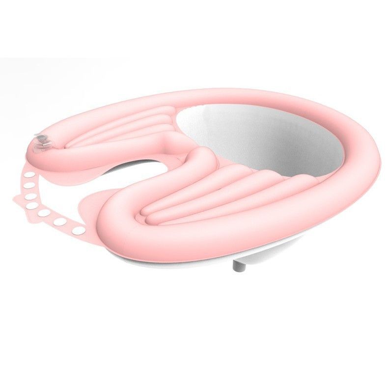 PinkHairWashingBasin+WaterproofRing+DrainBasket V1221-PINK-WATERPROOFRING-DRAINAGEBAG