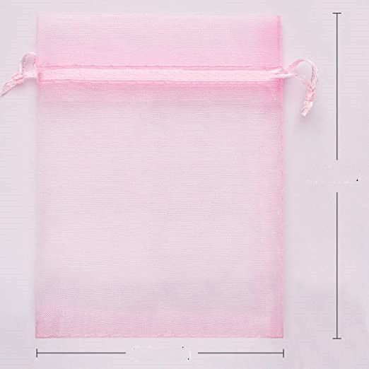 PinkInsect-ProofMeshBags(20-Pack) V1221-PINK10X15CM