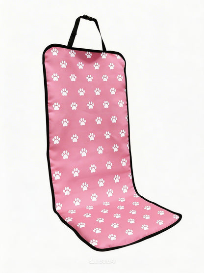 PetPinkPawPrintCarMat V1221-PINKPAWPRINT-CARMAT