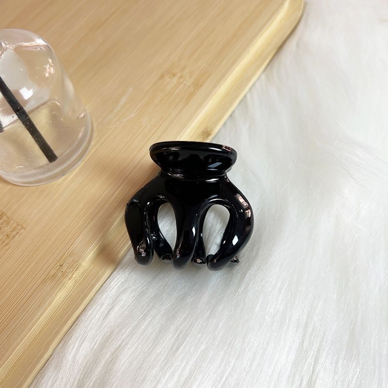 Pumpkin clasp hairpin accessory-Smoothblack V1221-PUMPKINGRABBER-SMOOTHBLACK-ROUTINE