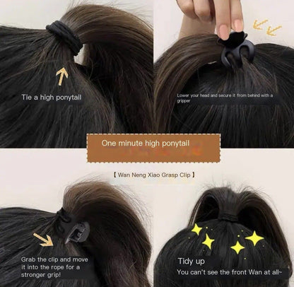 Pumpkin clasp hairpin accessory-Smoothblack V1221-PUMPKINGRABBER-SMOOTHBLACK-ROUTINE