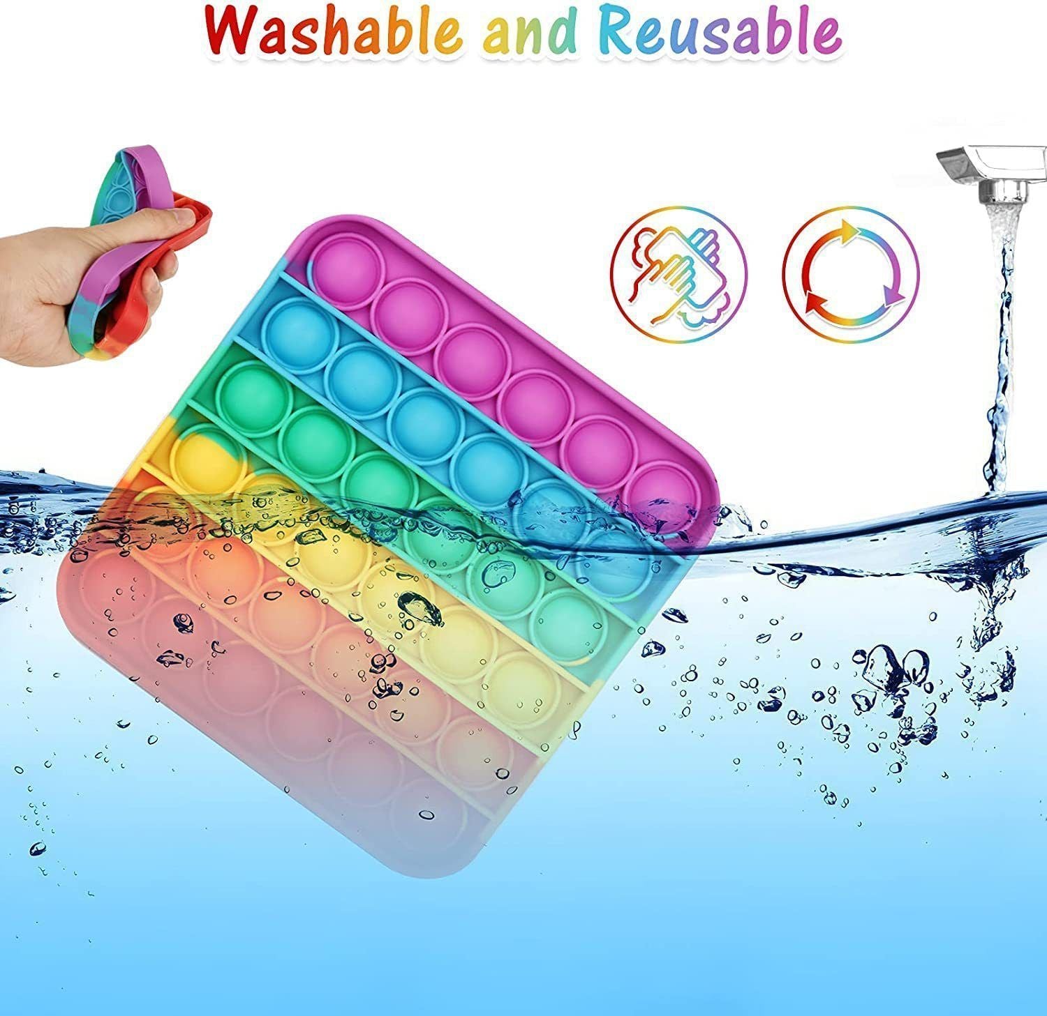 Puzzle Finger Bubble Fun Toy-Heart-shaped V1221-PUZZLEFINGERBUBBLEFUNTOY-HEART-SHAPED