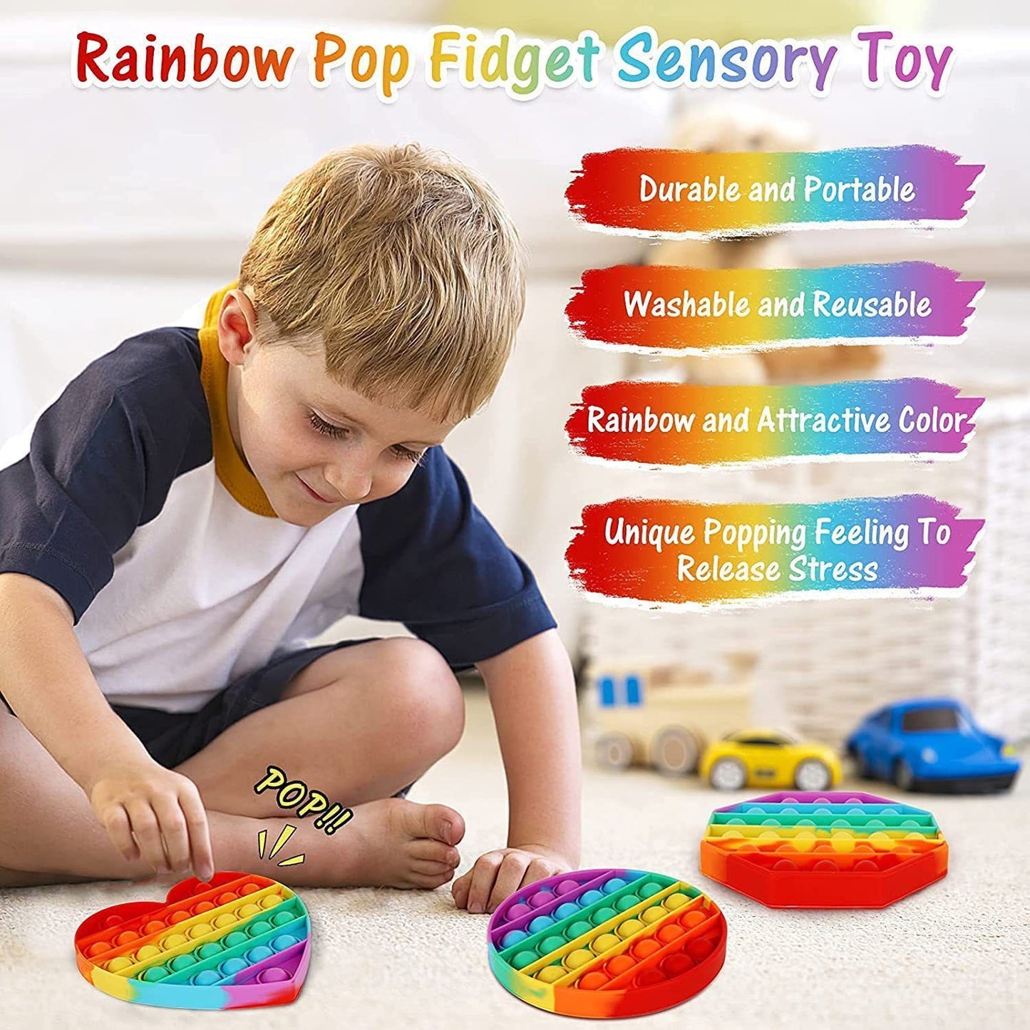 Puzzle Finger Bubble Fun Toy-Round V1221-PUZZLEFINGERBUBBLEFUNTOY-ROUND