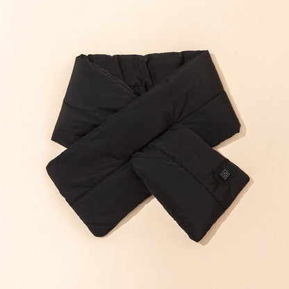 Rechargeable Thickened Heated Scarf Black V1221-RECHARGEABLE-THICKENED-HEATED-SCARF-BLACK