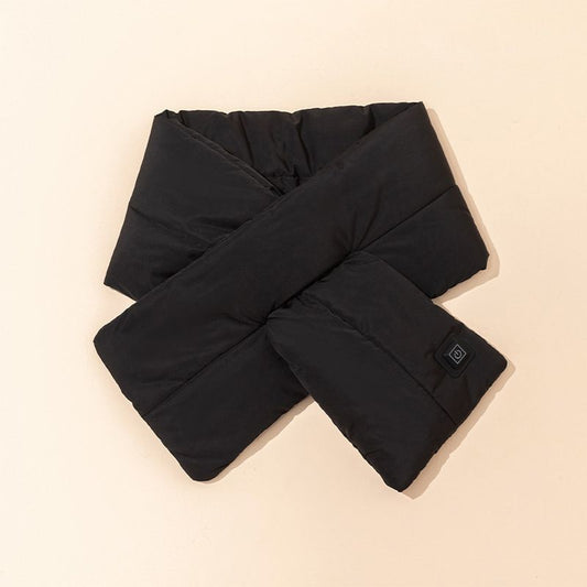 Rechargeable Thickened Heated Scarf Black V1221-RECHARGEABLE-THICKENED-HEATED-SCARF-BLACK