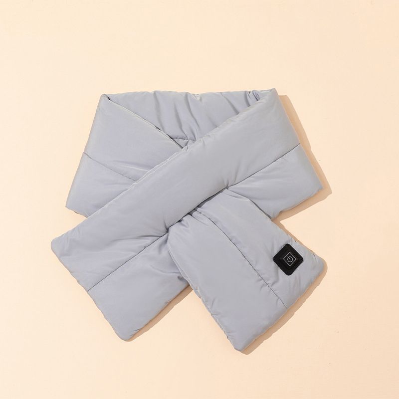Rechargeable Thickened Heated Scarf Dark Gray V1221-RECHARGEABLE-THICKENED-HEATED-SCARF-DARK-GRAY