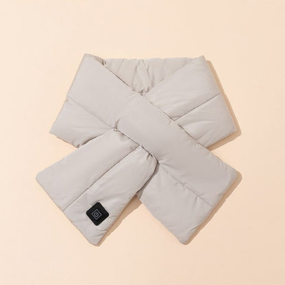 Rechargeable Thickened Heated Scarf Light Gray V1221-RECHARGEABLE-THICKENED-HEATED-SCARF-LIGHT-GRAY