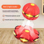 TransformingFlyingSaucerBall-Red(ThreeLights) V1221-REDTHREE-LIGHTVERSION