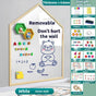 WhiteSquareFrame-ExtraThickPremiumQuality-90*120cm V1221-ROOMSTYLE90-120CM