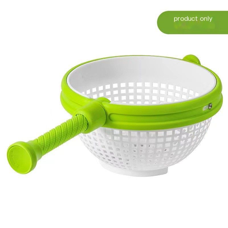 Rotating draining basket-Green V1221-ROTATING-DRAINING-BASKET-GREEN