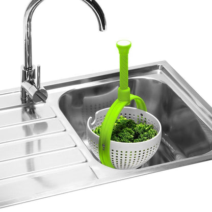 Rotating draining basket-Green V1221-ROTATING-DRAINING-BASKET-GREEN