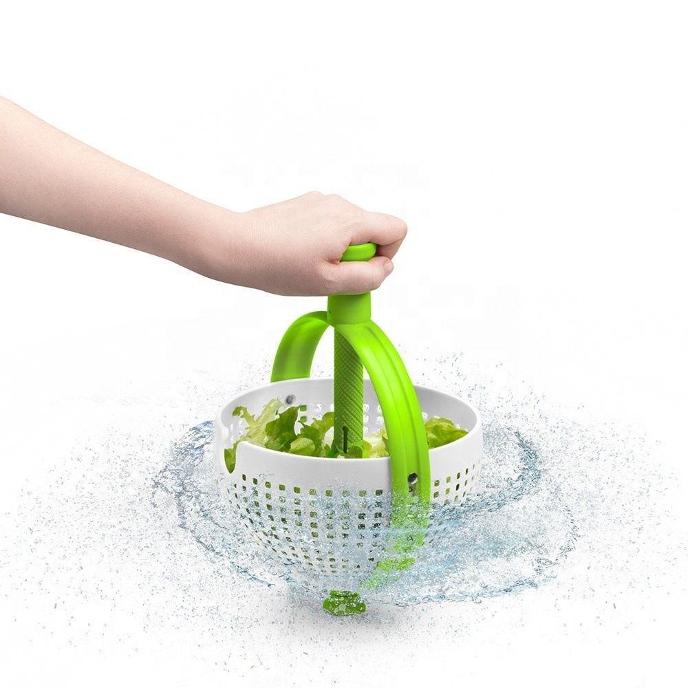 Rotating draining basket-Green V1221-ROTATING-DRAINING-BASKET-GREEN