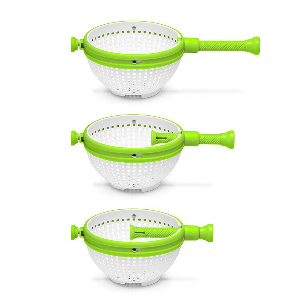Rotating draining basket-Green V1221-ROTATING-DRAINING-BASKET-GREEN