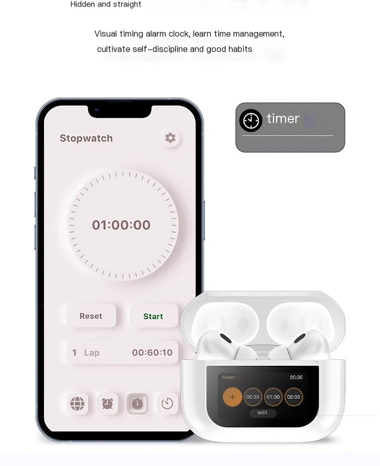 S10-Pro-Max Bluetooth headset-White V1221-S10-PRO-MAX-BLUETOOTH-HEADSET-WHITE