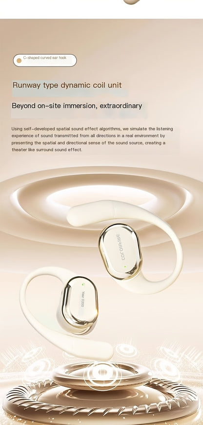 S16 Bluetooth headset-Beige V1221-S16-BLUETOOTH-HEADSET-BEIGE