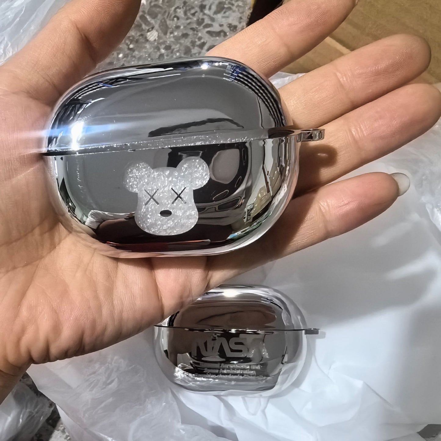 Same Color Ring Bluetooth Headphone Case Apple AirPods 2 V1221-SAME-COLOR-RING-BLUETOOTH-HEADPHONE-CASE-APPLE-AIRPODS-2