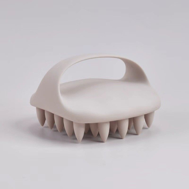 Scalp Massage Shampoo Brush-Apricot V1221-SCALPMASSAGESHAMPOOBRUSH-APRICOT